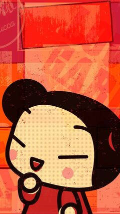 Pucca Red Aesthetic Wallpaper