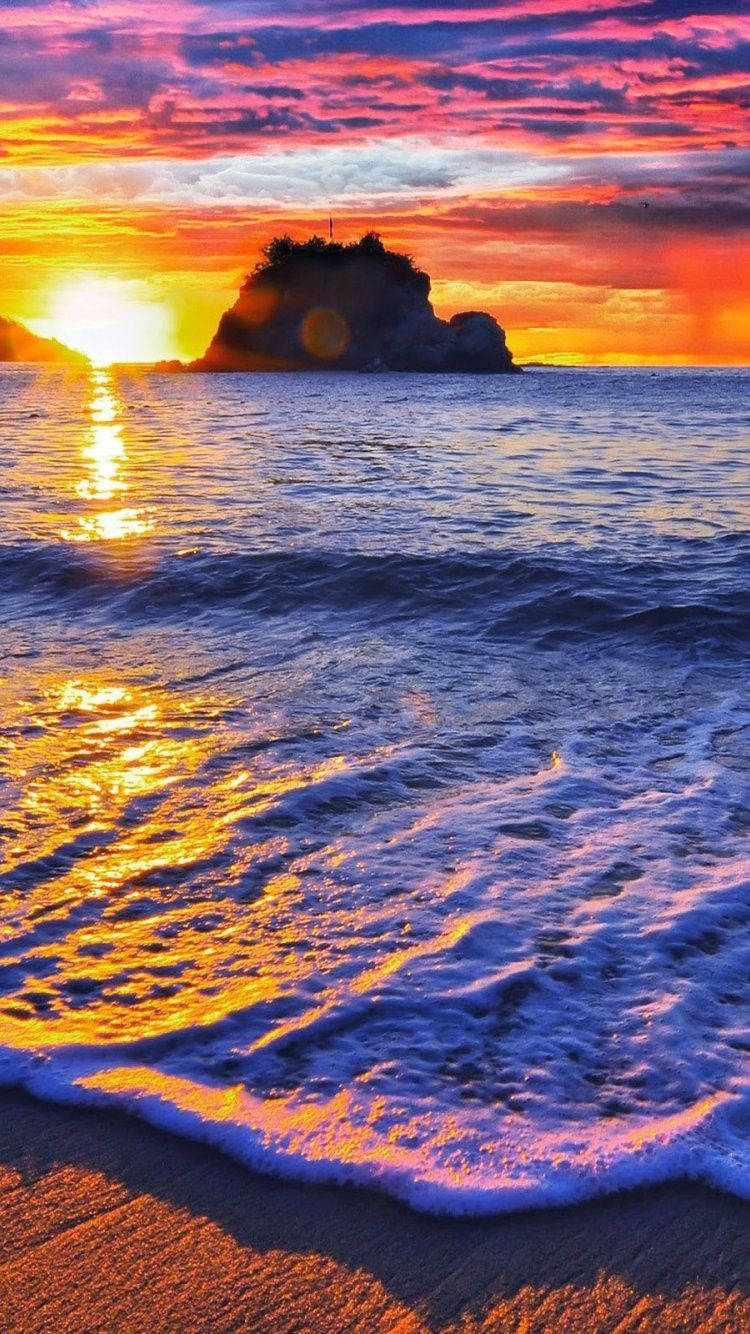 Puerto Rico Huatulco Beach Sunset Wallpaper