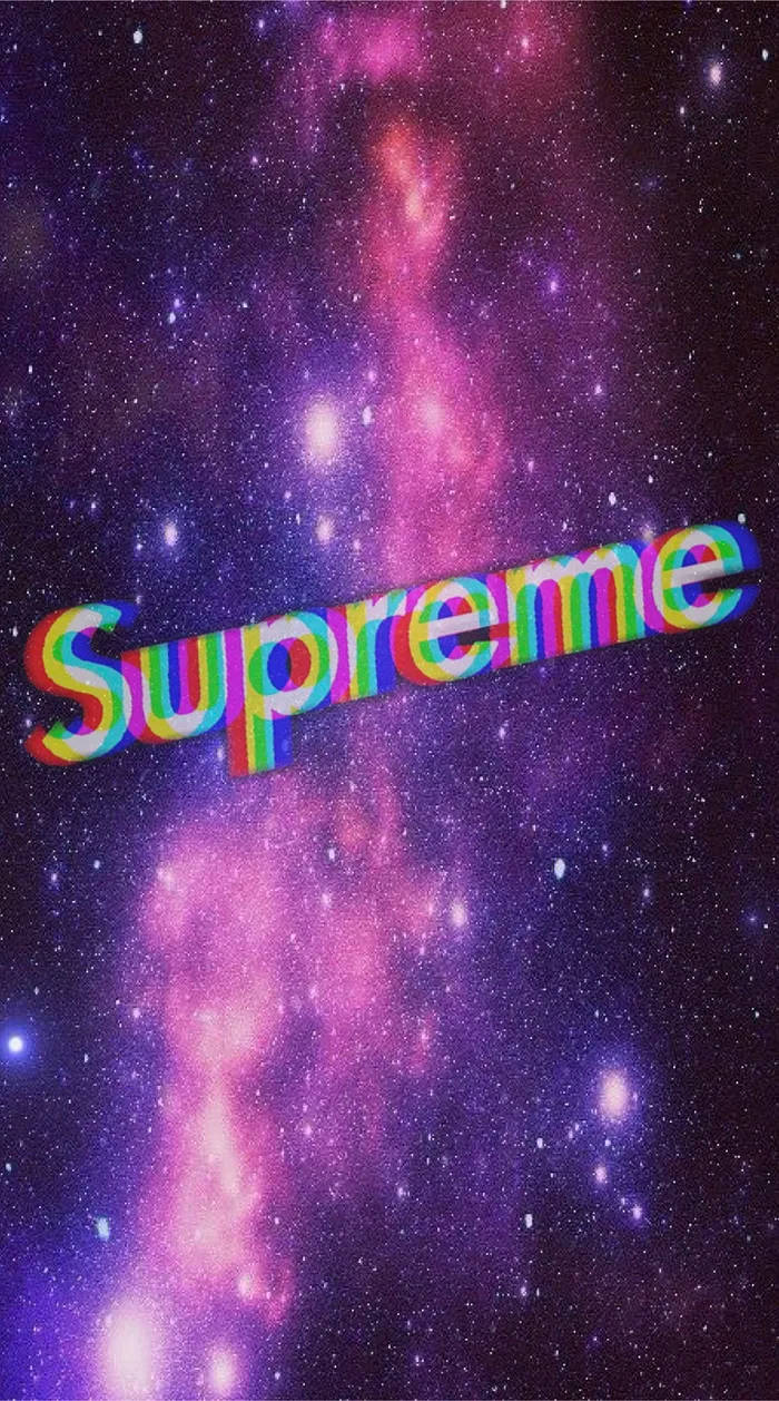 Purple Supreme Retro Galaxy Wallpaper