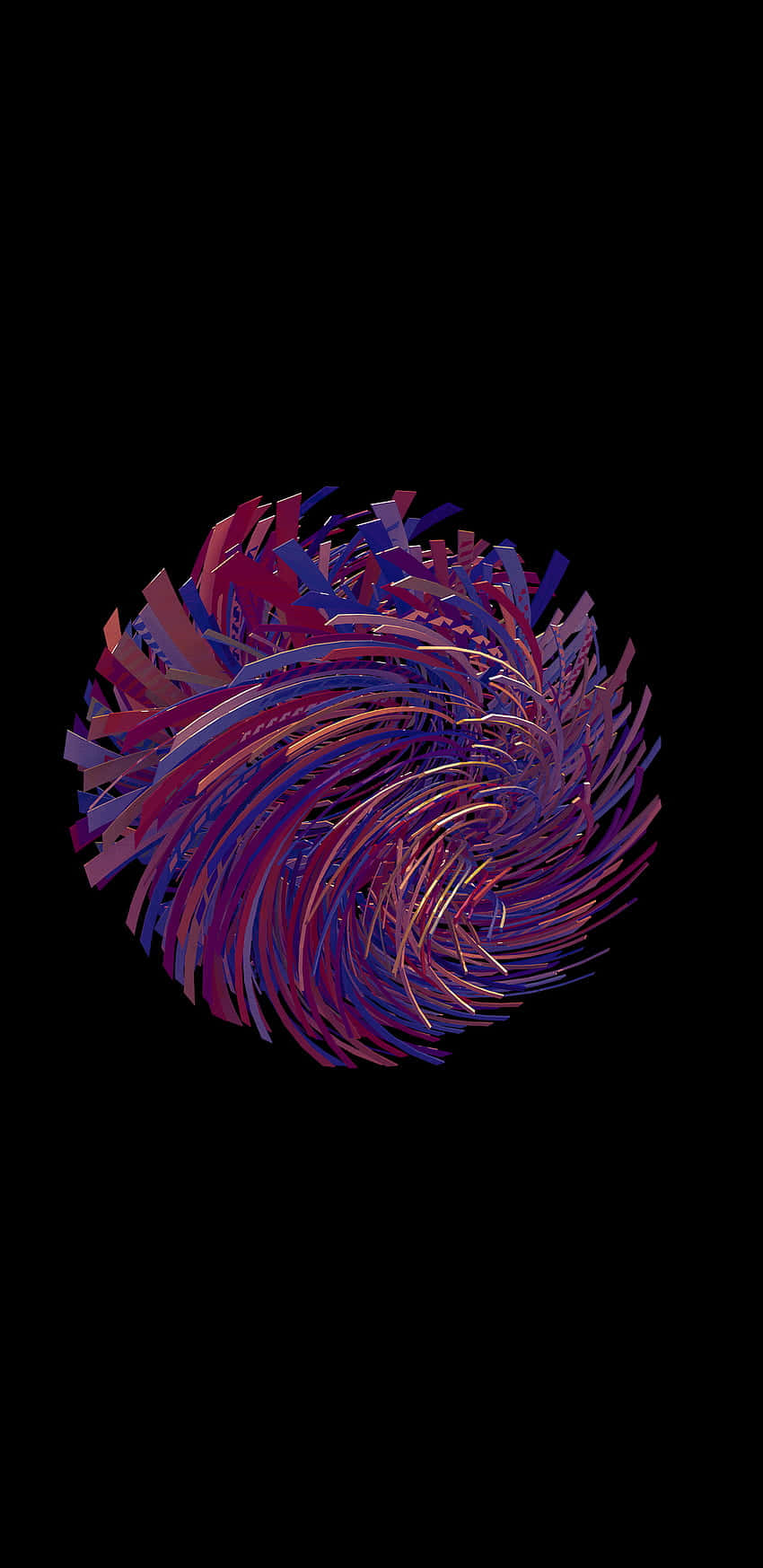 Purple Swirl Super Amoled Display Wallpaper