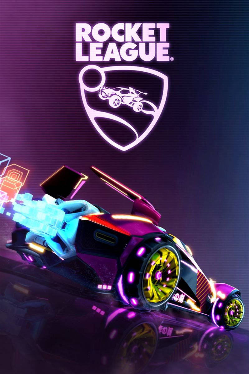 Purple Venom Car Rocket League Iphone Wallpaper