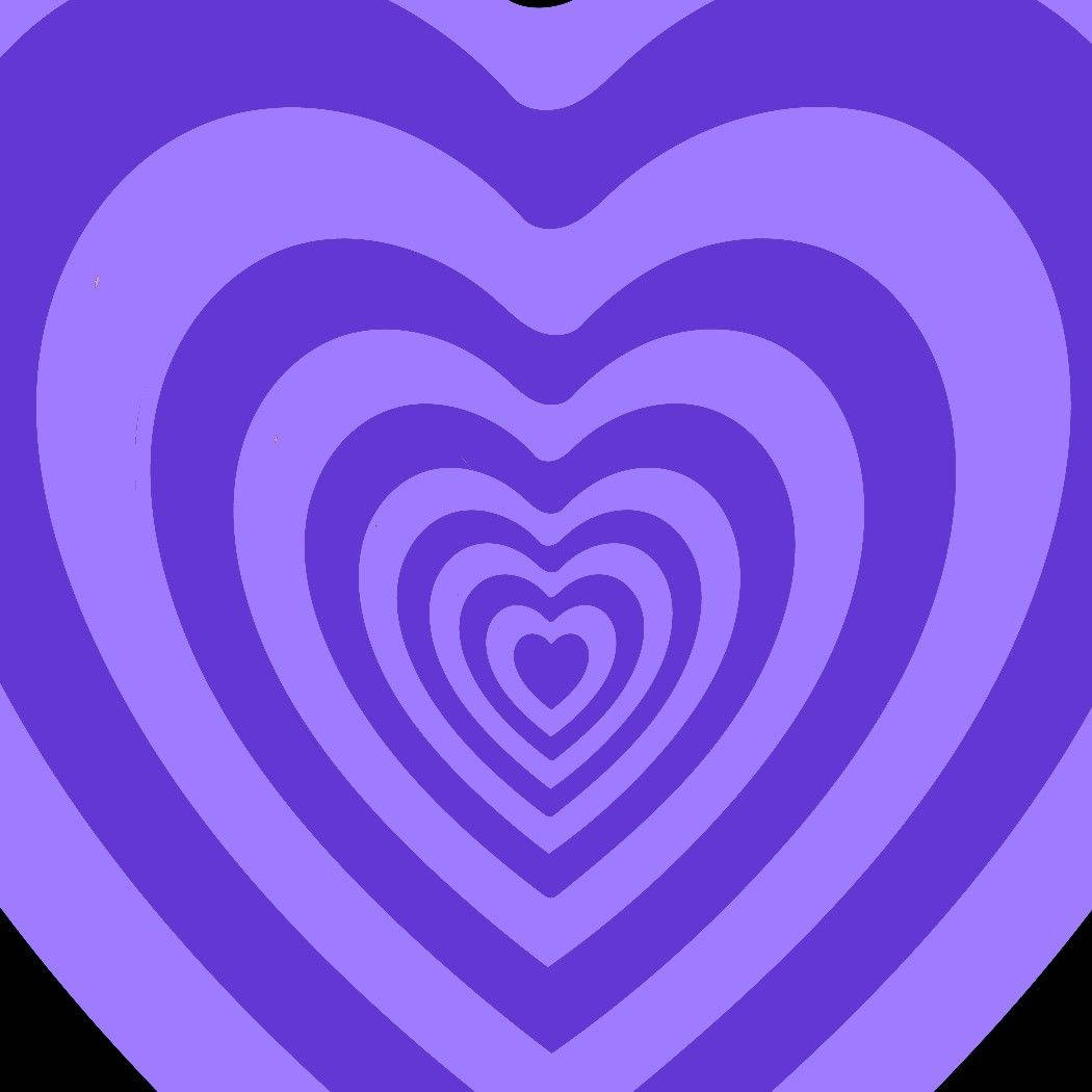 Purple Wildflower Heart Wallpaper