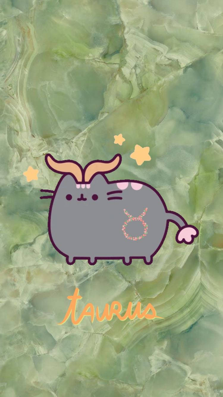 Pusheen - April - Screenshot Wallpaper