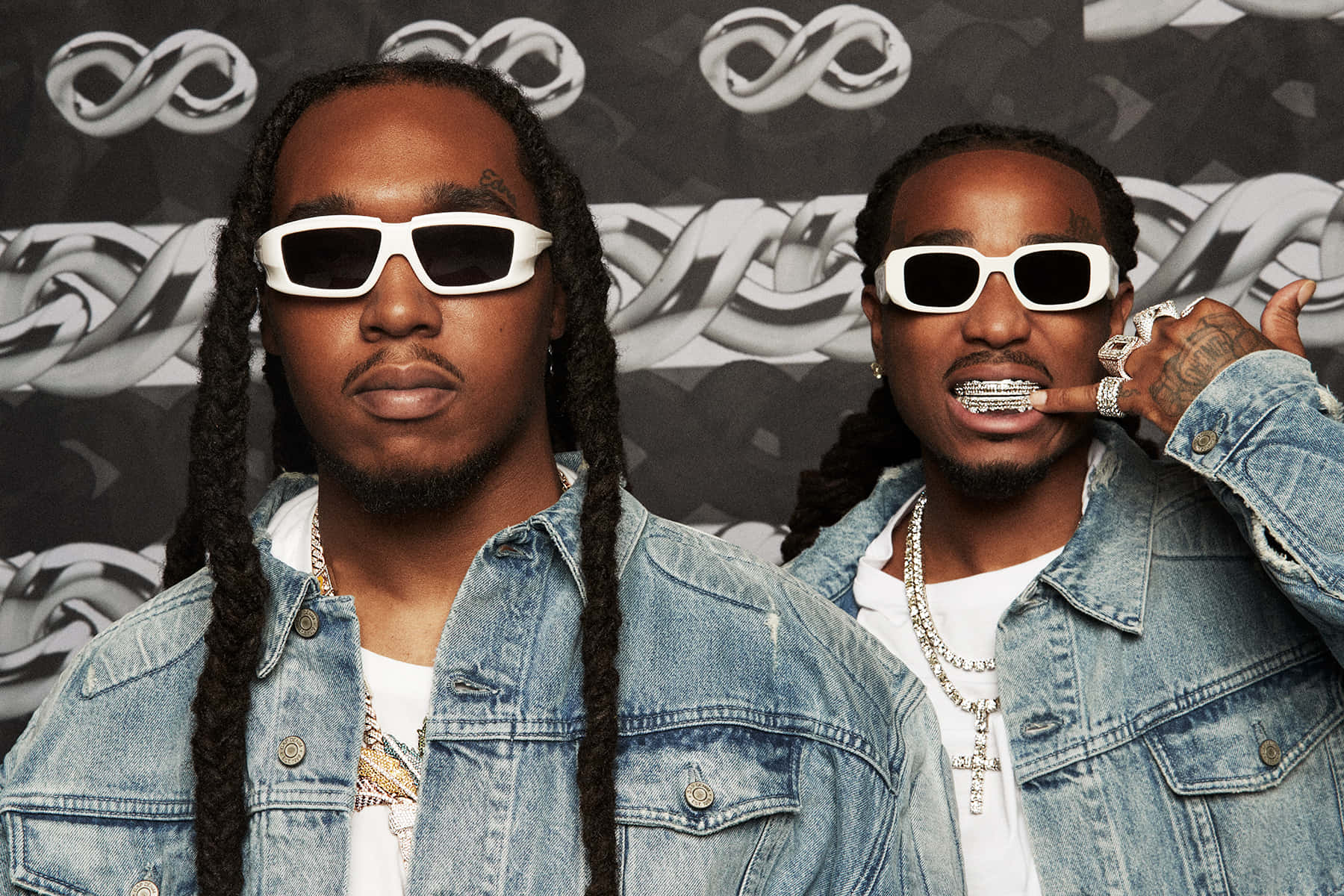 Quavo Huncho In A Swag Pose Wallpaper