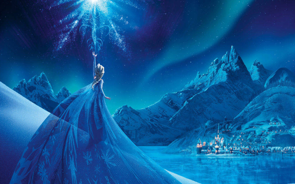 Queen Elsa Disney Desktop Wallpaper