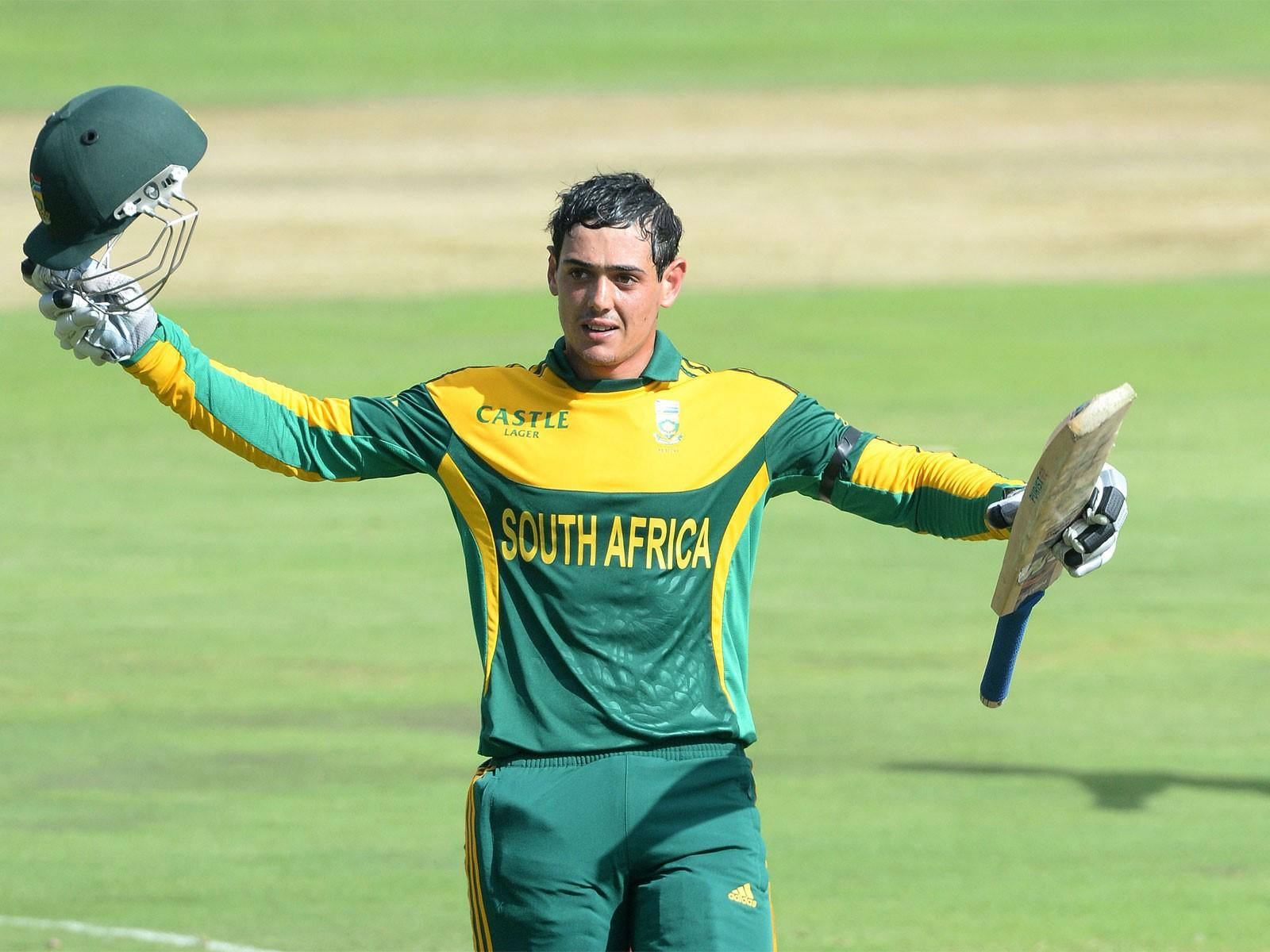 Quinton De Kock Open Arms Wallpaper