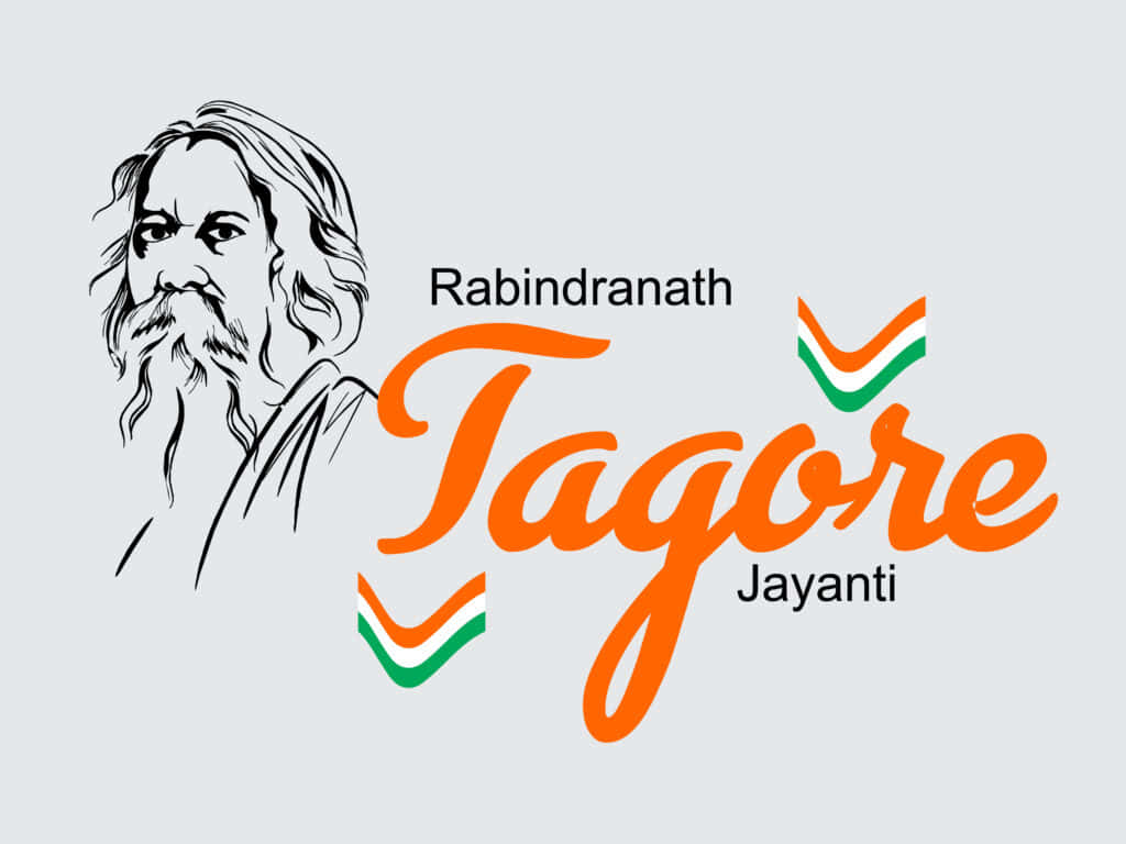 Rabindranath Tagore Jayanti Celebration Wallpaper