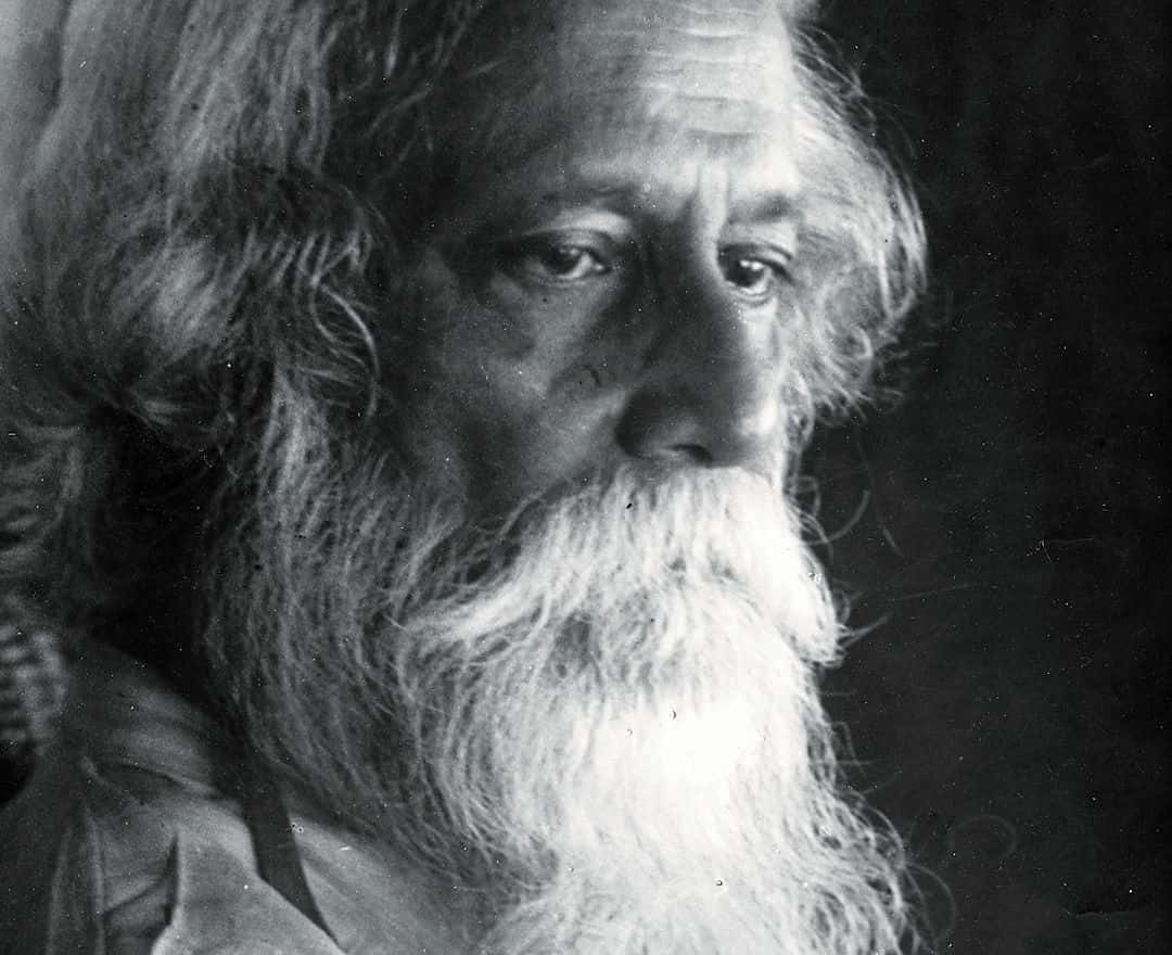 Rabindranath Tagore Portrait Wallpaper