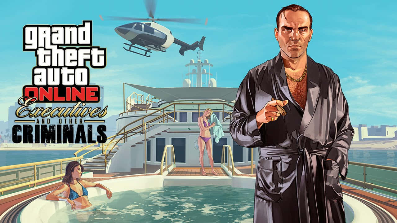 Race Around San Andreas In The Popular Online Game, Gta Online Wallpaper