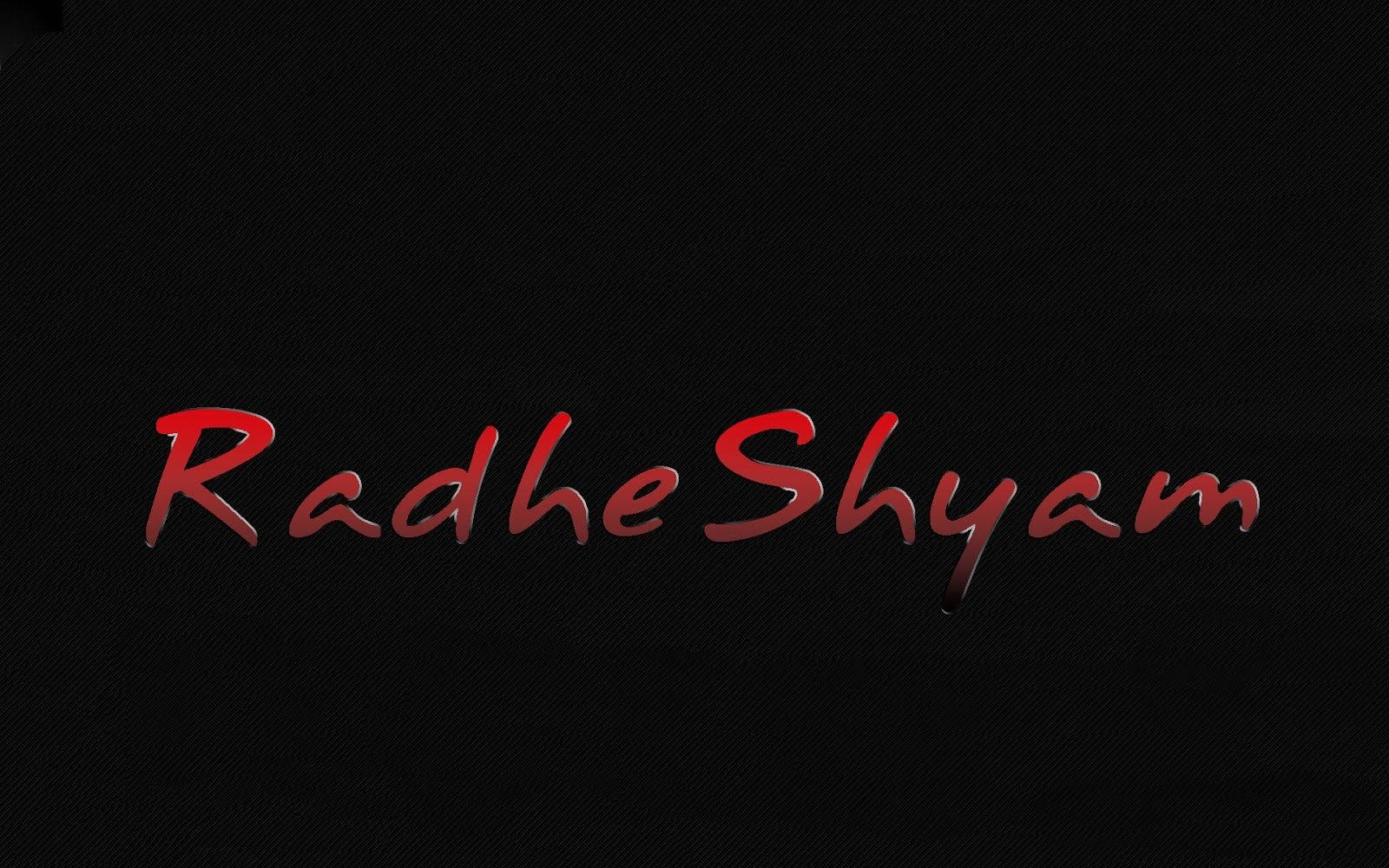 Radhe Shyam Movie Title Wallpaper