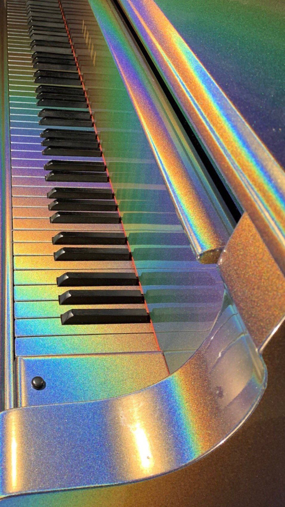 Rainbow Keyboard Aesthetic Wallpaper
