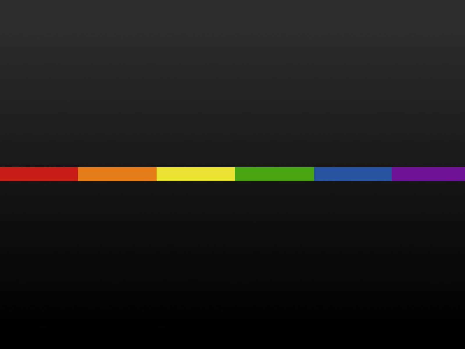 Rainbow Line In Black Pride Desktop Wallpaper