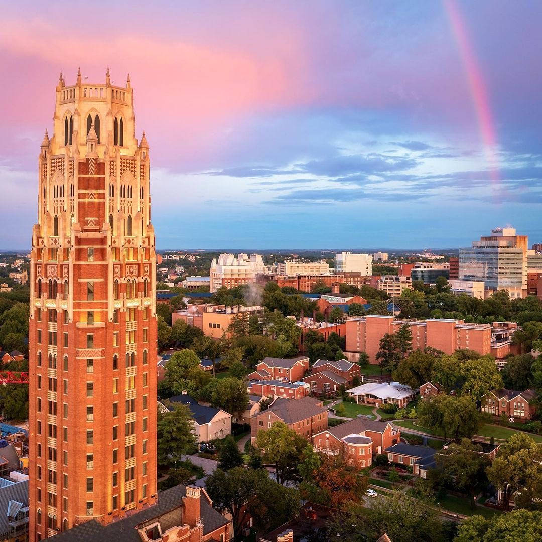 Rainbow Over Vanderbilt University Wallpaper