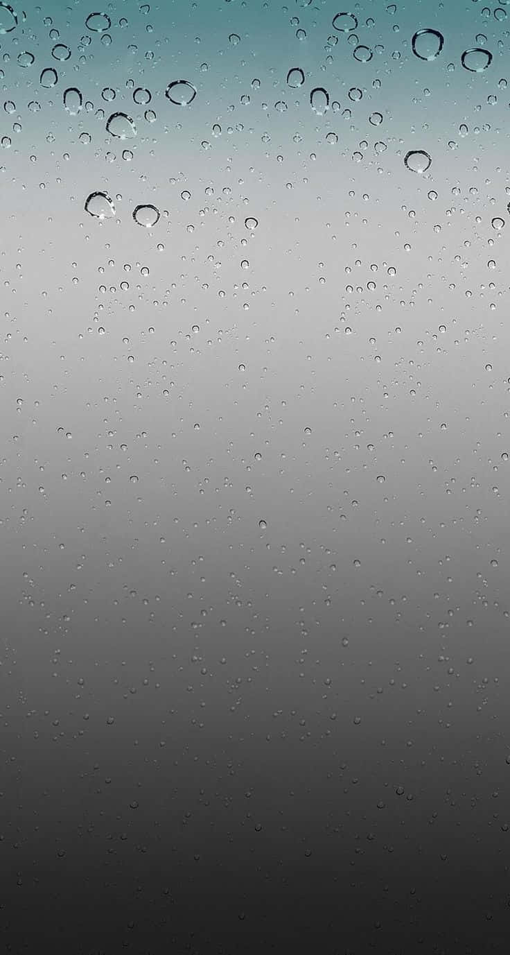 Raindropson Glass Gradient Background Wallpaper