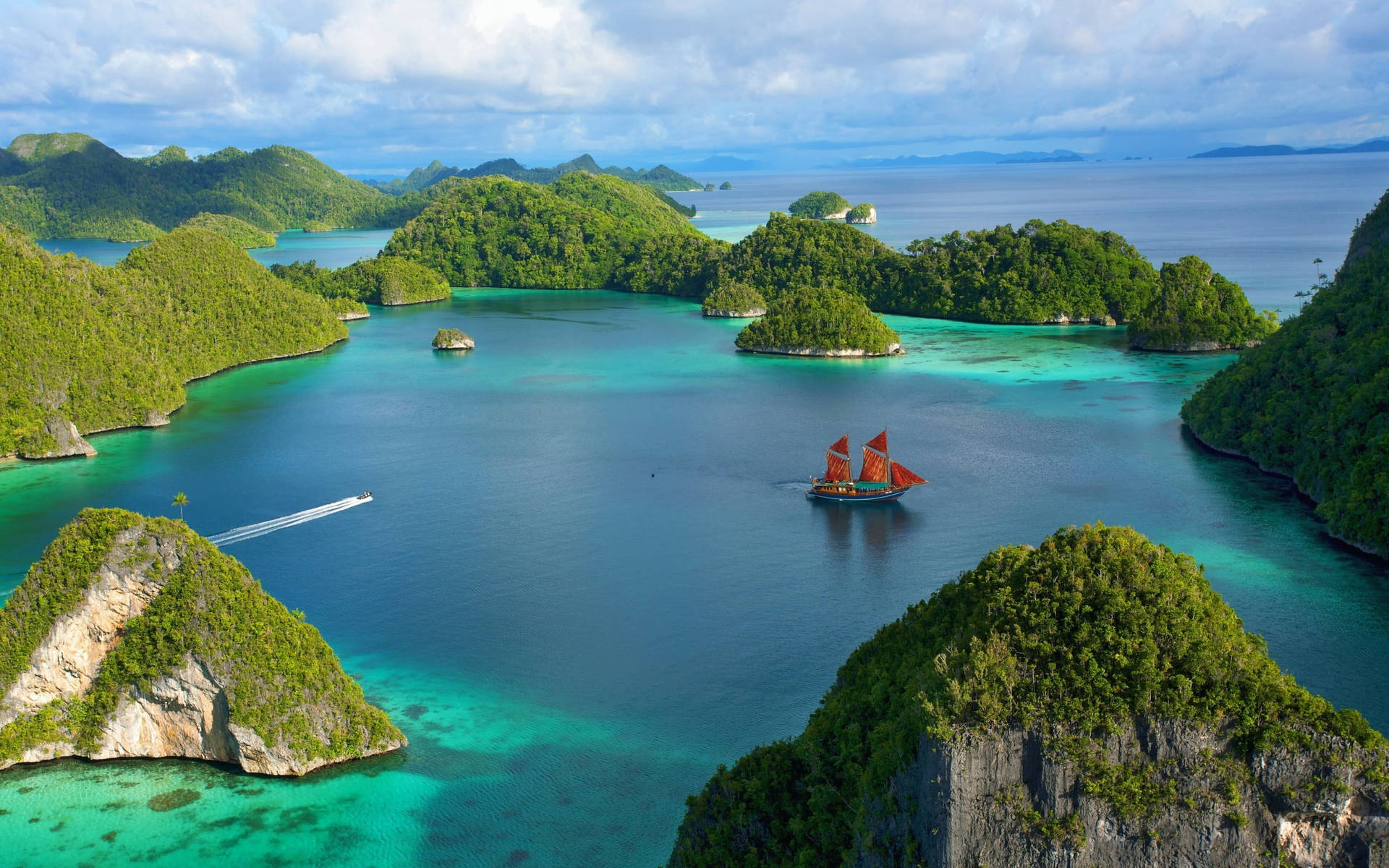 Raja Ampat Indonesia Tropical Desktop Wallpaper