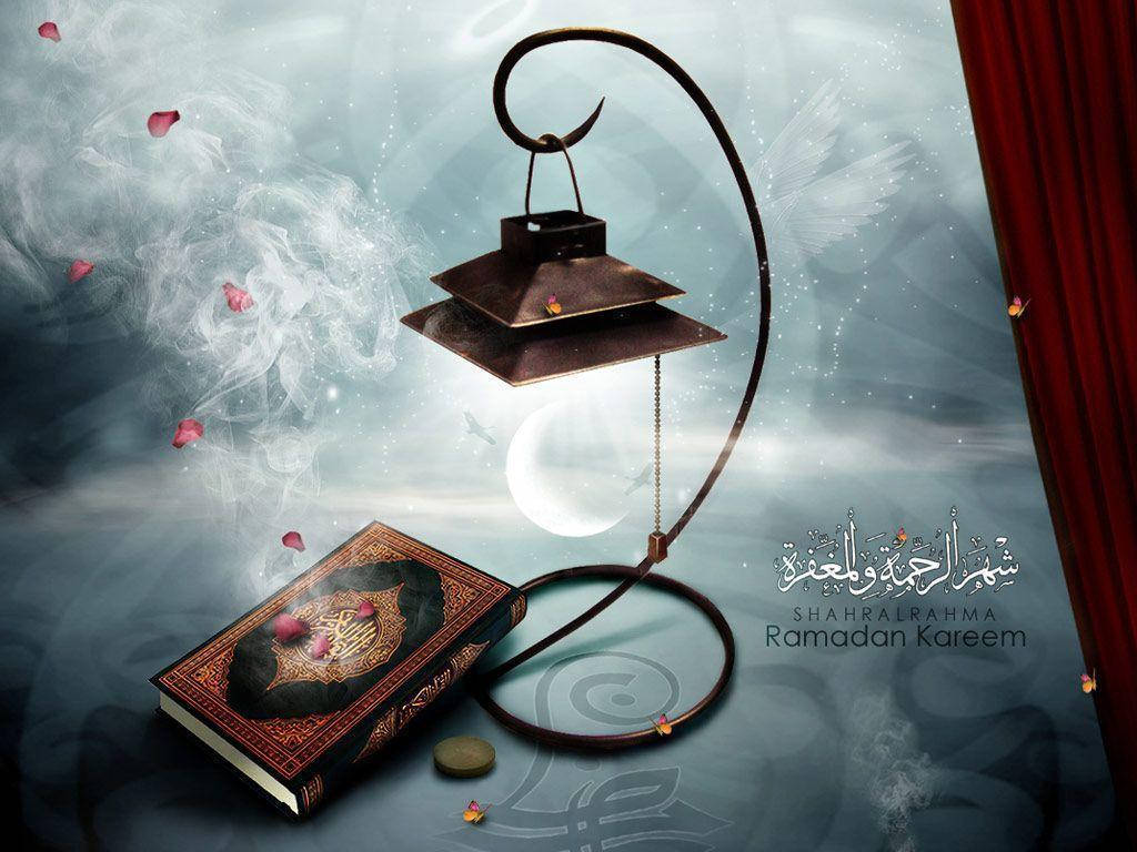Ramadan Quran And Fanoos Wallpaper