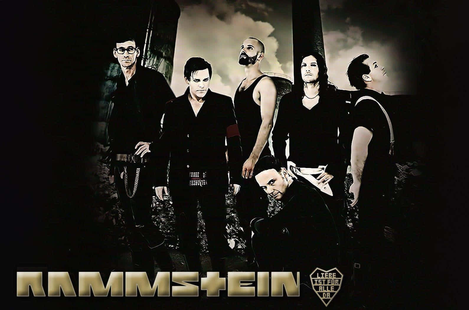 Rammstein Band Promotional Photo Wallpaper