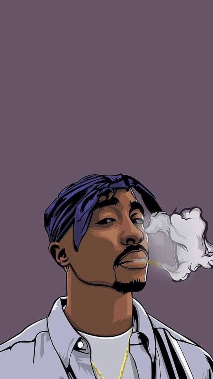 Rap Icon_ Illustration Wallpaper