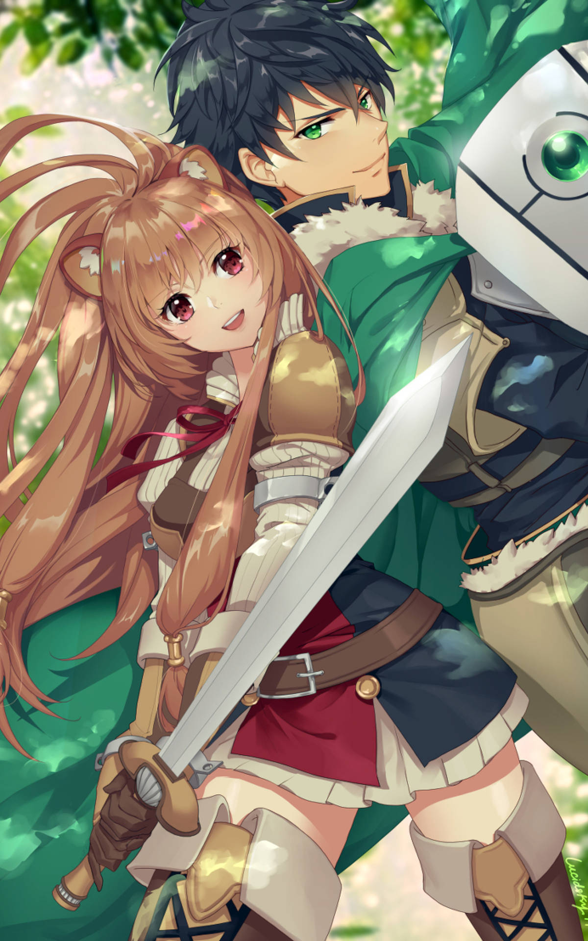 Download free Raphtalia And Naofumi The Rising Of The Shield Hero Wallpaper  - MrWallpaper.com