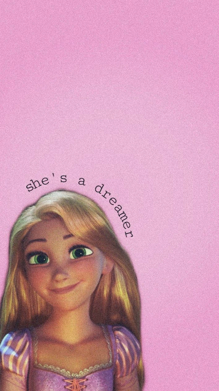 Rapunzel She's A Dreamer Wallpaper