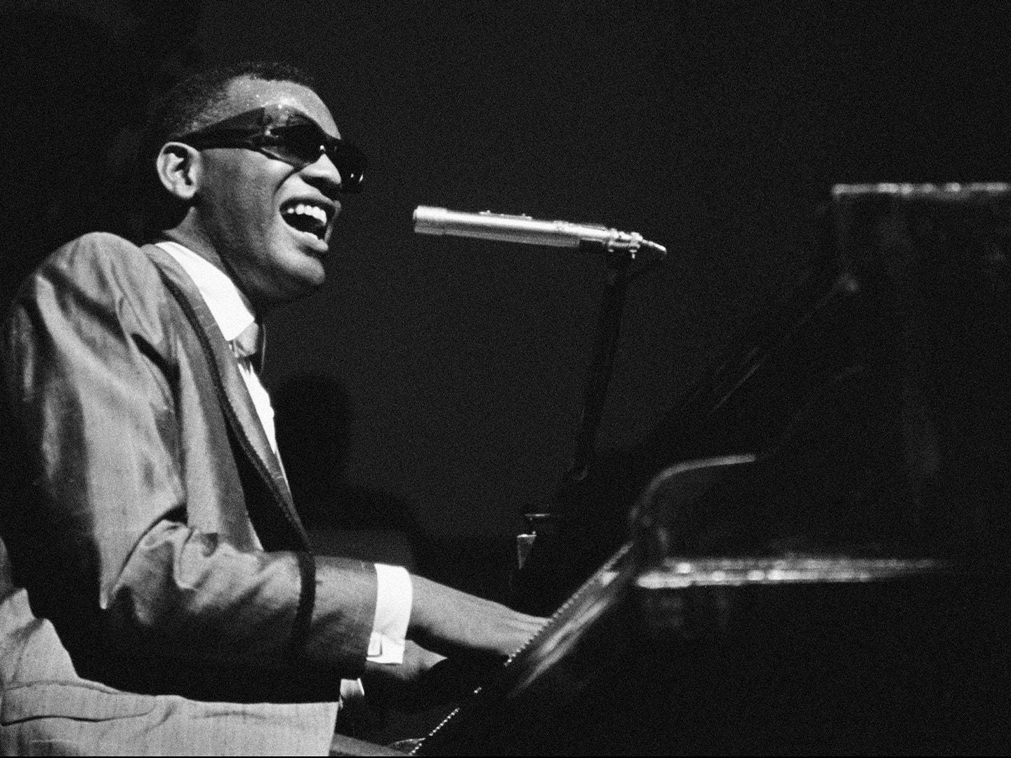 Ray Charles American Pianist Wallpaper