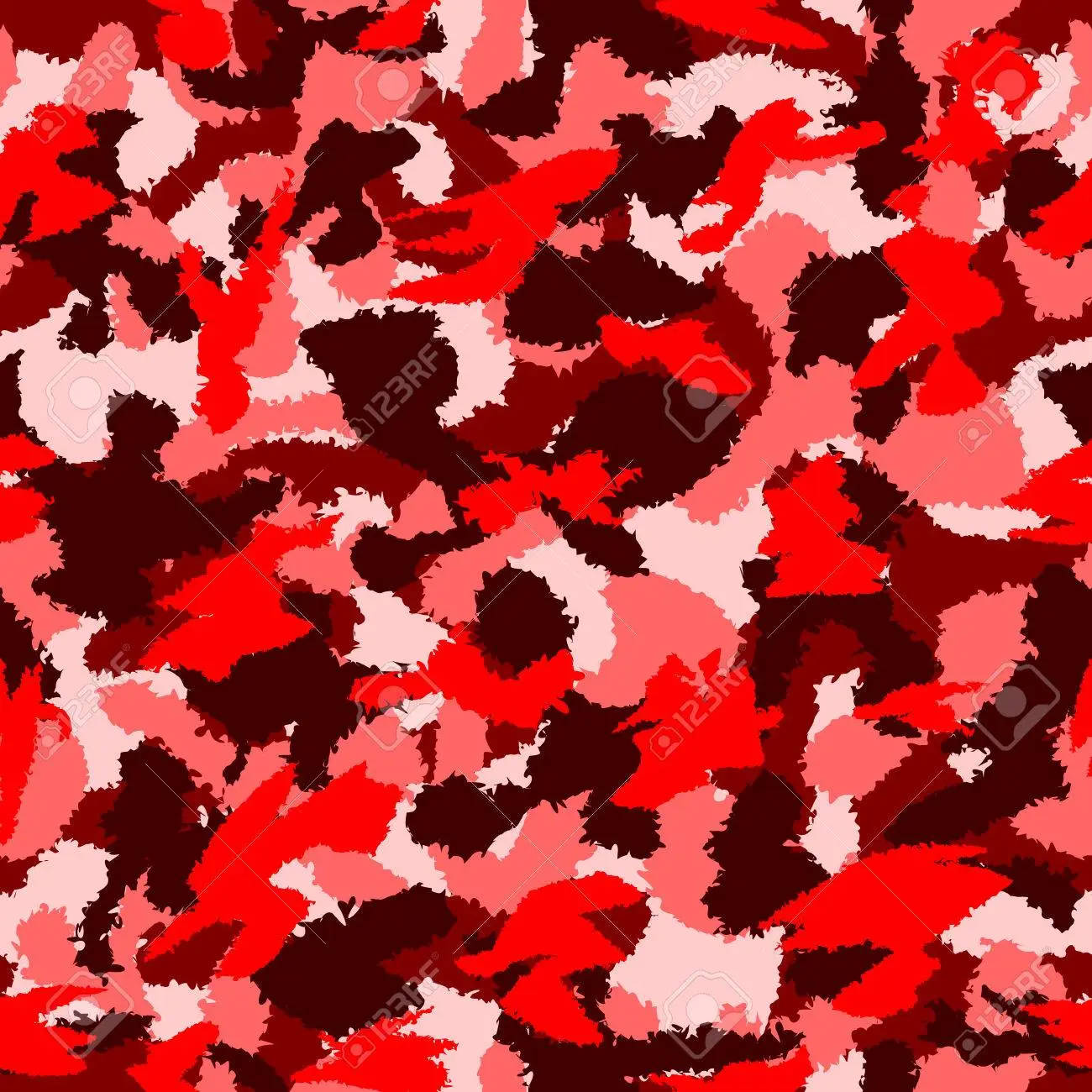 Ready For Command In Red Camo Wallpaper