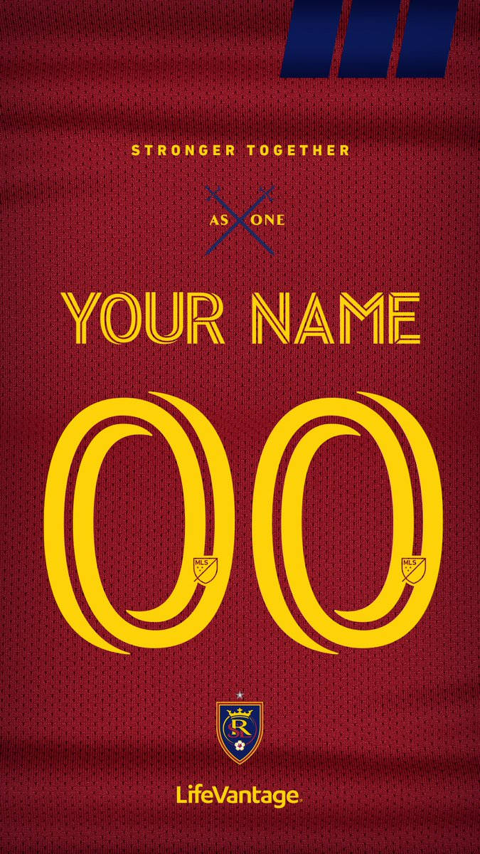 Real Salt Lake Jersey Layout Wallpaper