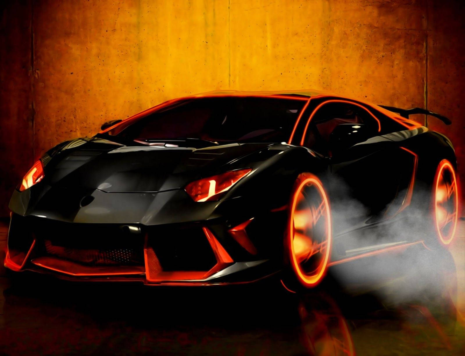 Really Cool Cars Black Lamborghini Aventador Wallpaper