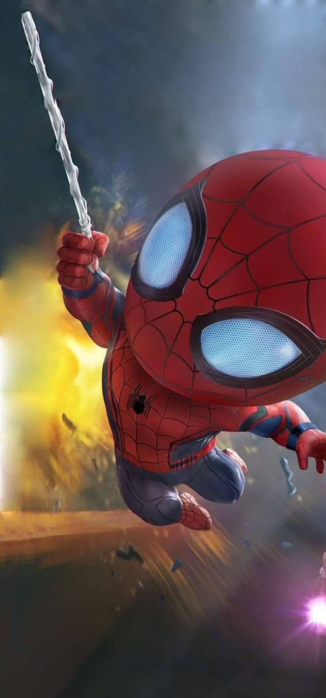 Realme 6 Punch Hole Cg Spiderman Wallpaper