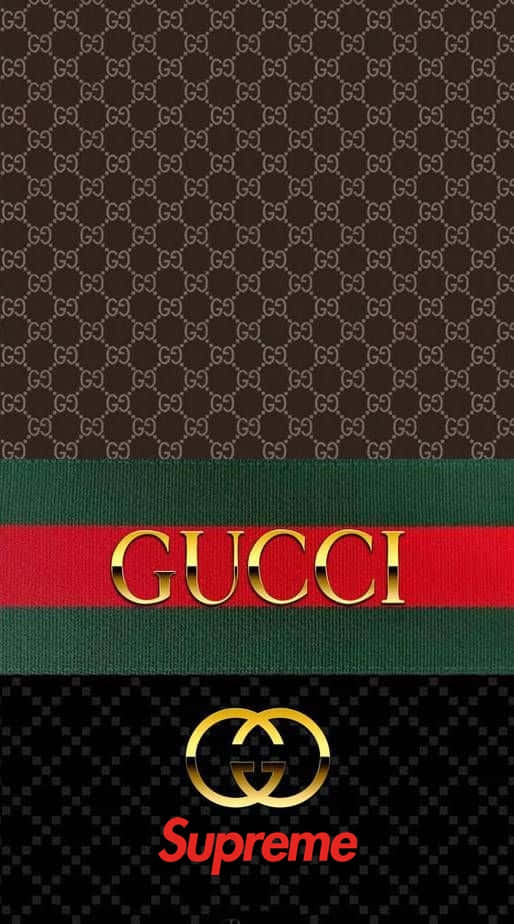 Recreate Your Wardrobe With Supreme And Gucci's Effortless Style. Wallpaper