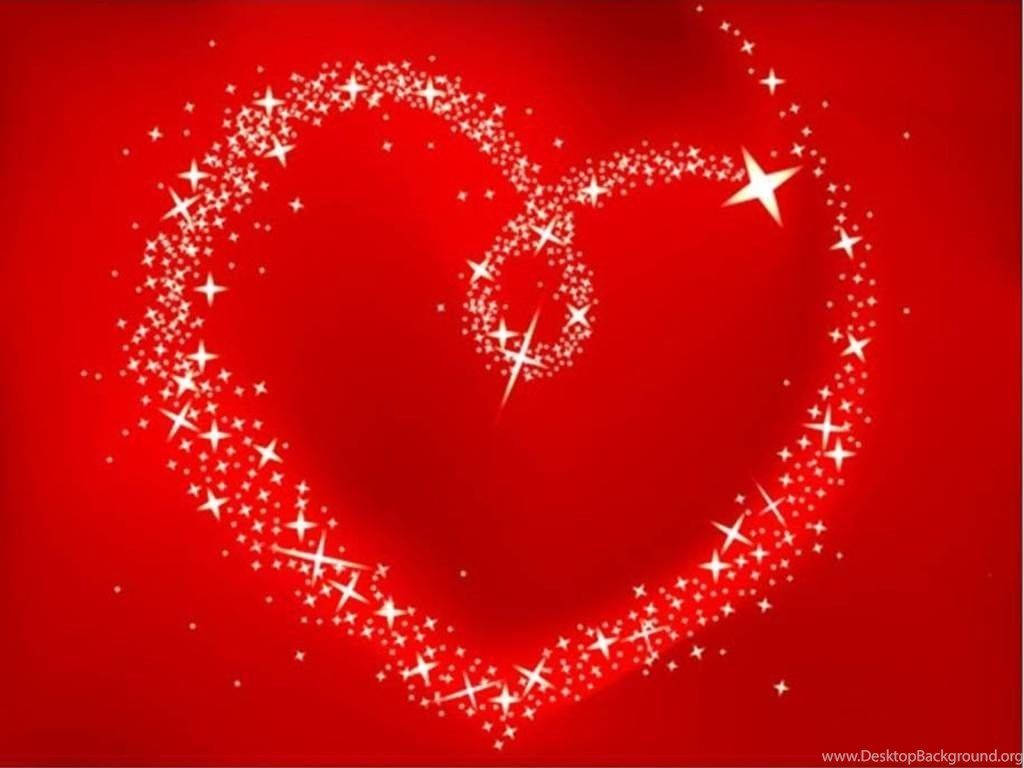 Red Aesthetic Love Heart Wallpaper