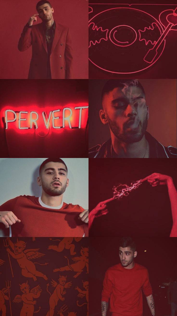 Red Aesthetic Zayn Iphone Wallpaper