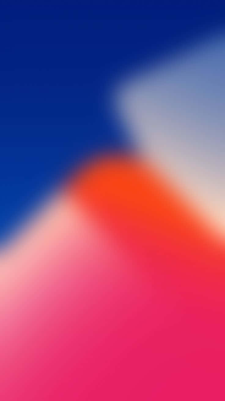 Red And Blue Blurred For Iphone Wallpaper