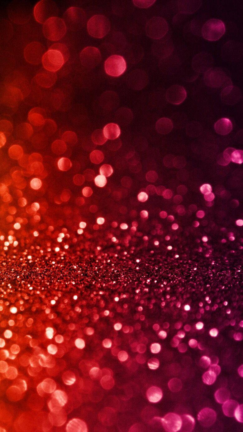 Red And Pink Glitter Sparkle Iphone Wallpaper
