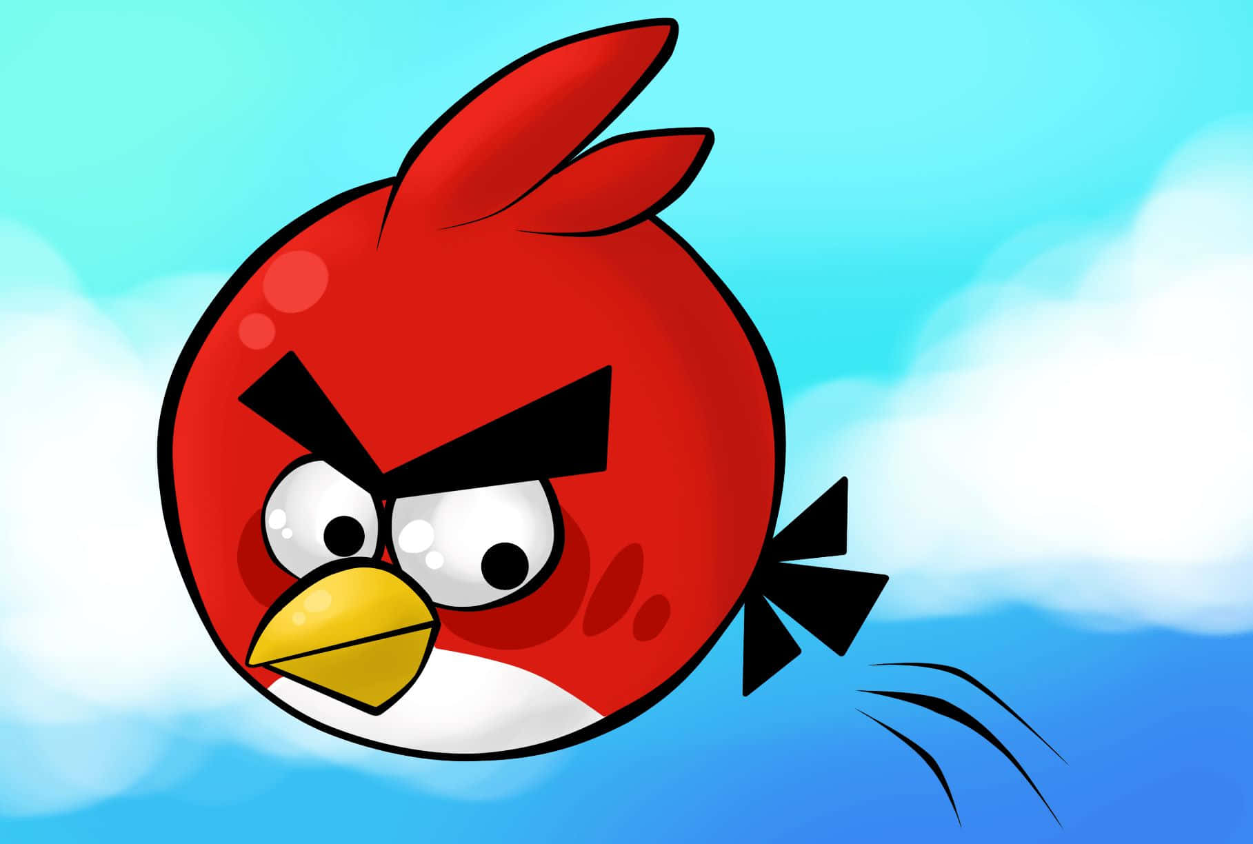 Red Angry Bird Character Wallpaper