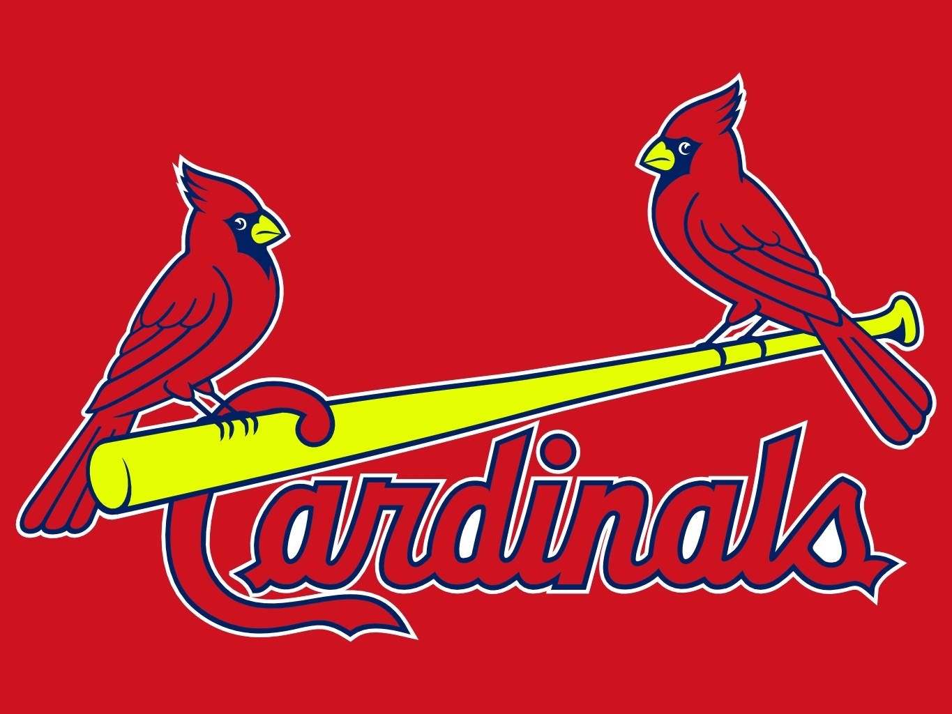 Red Birds Of St Louis Cardinals Wallpaper