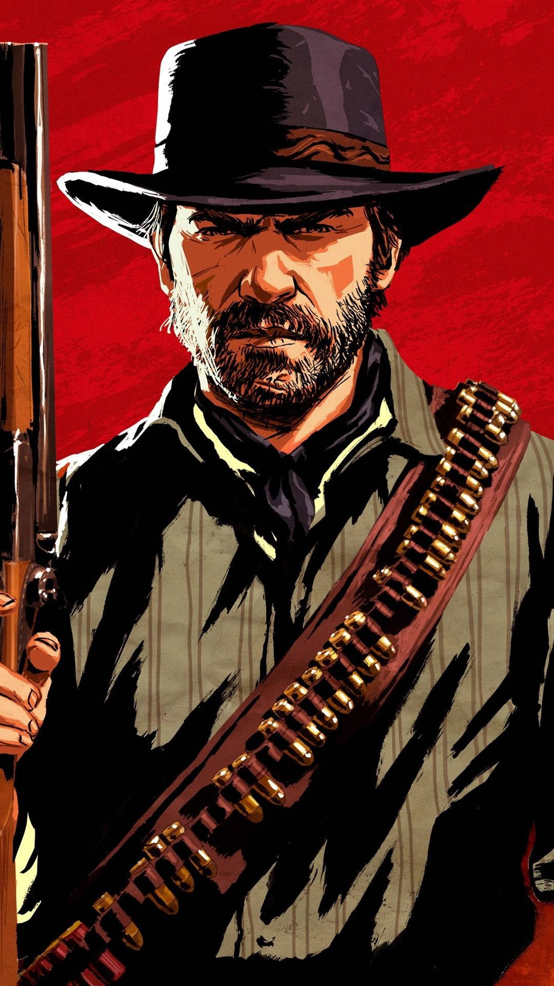 Red Dead Iphone Serious Arthur Morgan Wallpaper