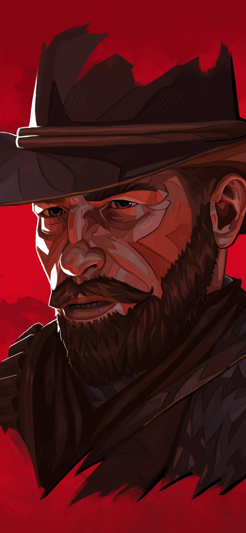 Red Dead Redemption Ii Phone Arthur Portrait Wallpaper