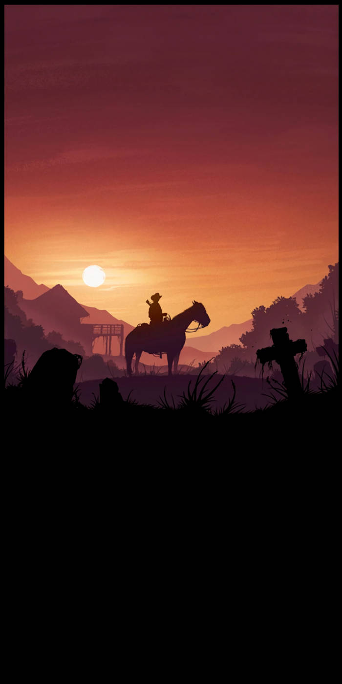 Red Dead Redemption Ii Phone Cemetery Wallpaper