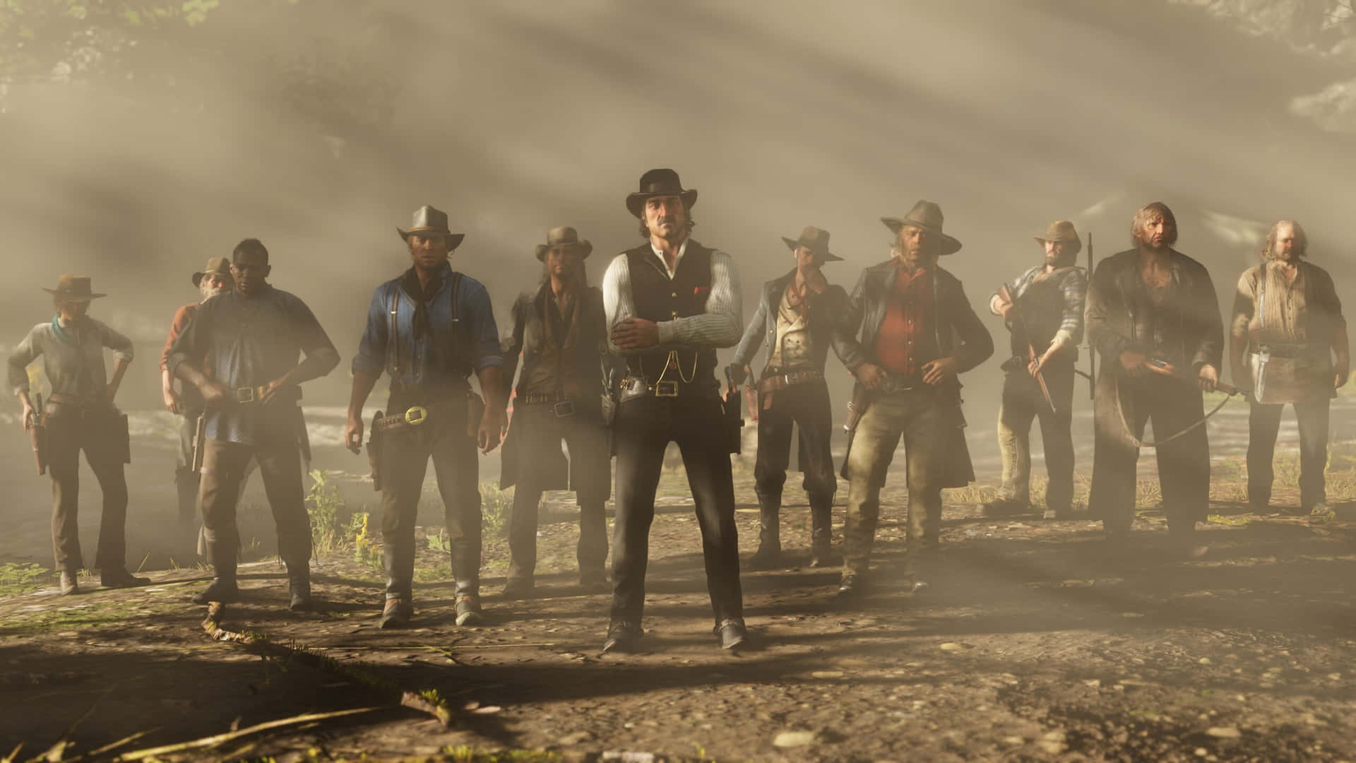Red Dead Redemption2 Gang Gathering Wallpaper