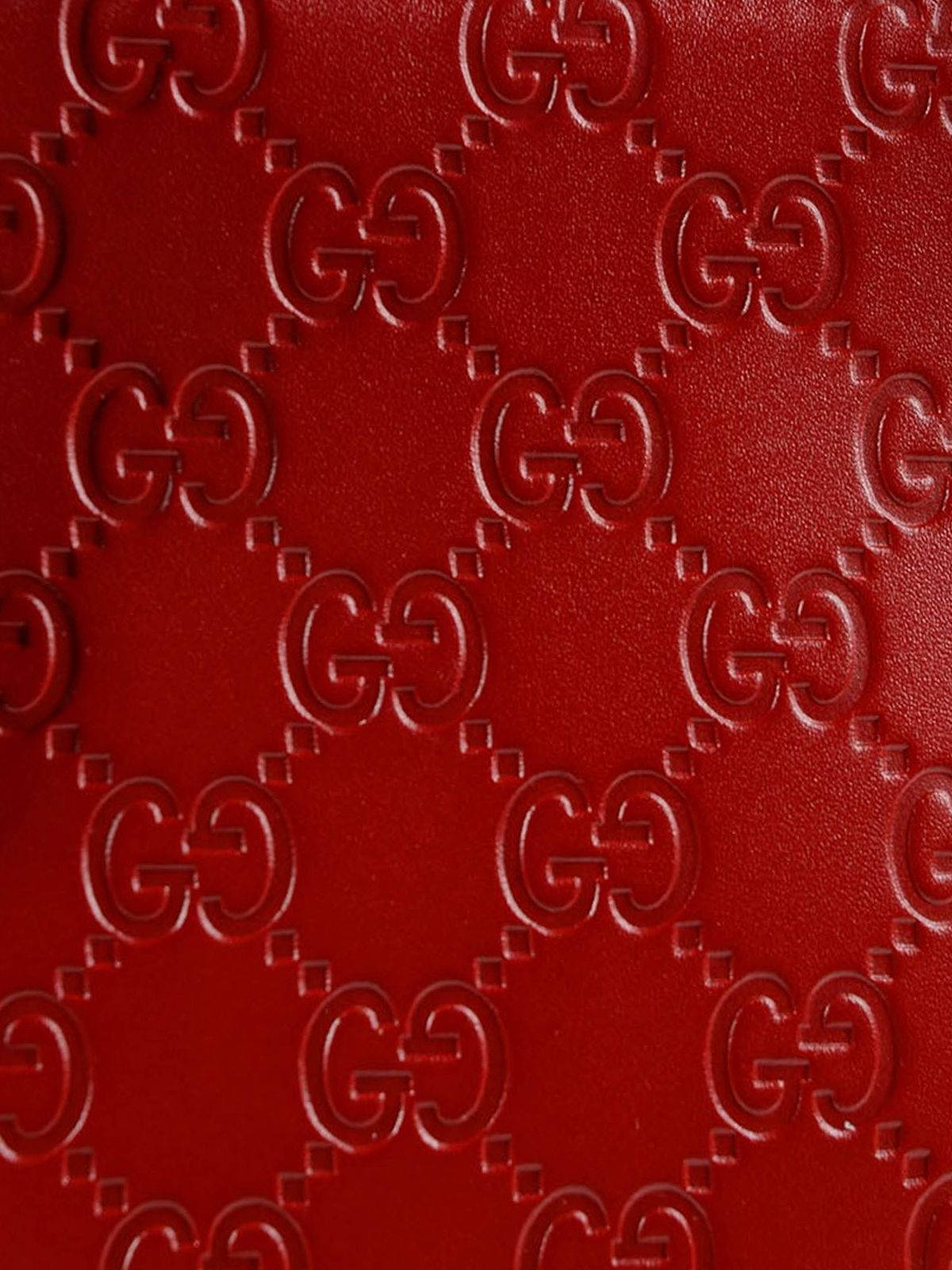 Red Gucci Pattern Wallpaper