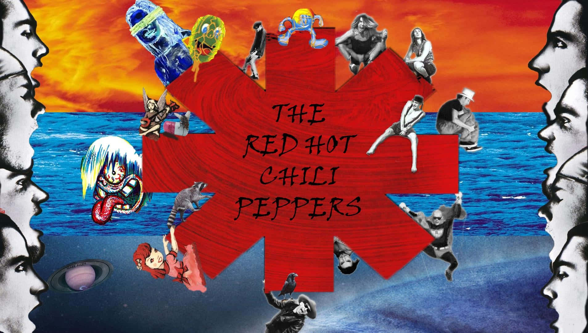 Red Hot Chili Peppers, The Award-winning Funk Rock Band Wallpaper