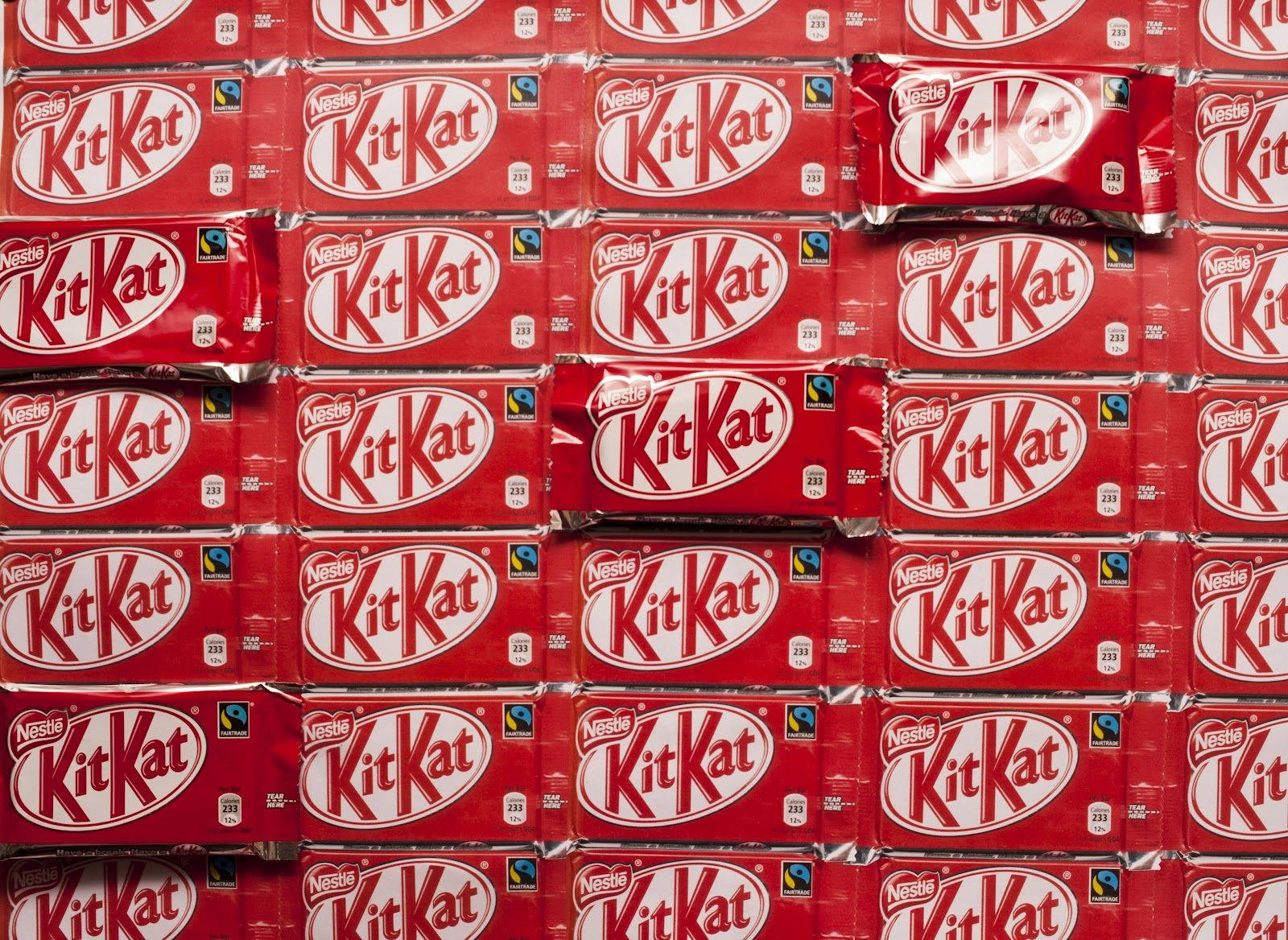 Red Kit Kat Chocolates Wallpaper