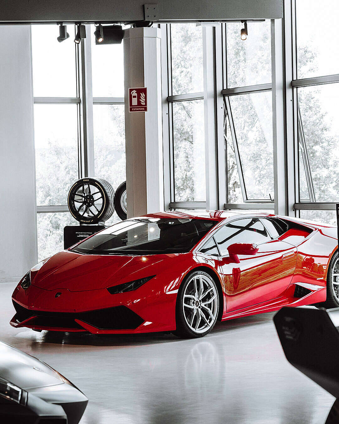 Red Lamborghini Huracan - The Expression Of Luxury And Power Wallpaper