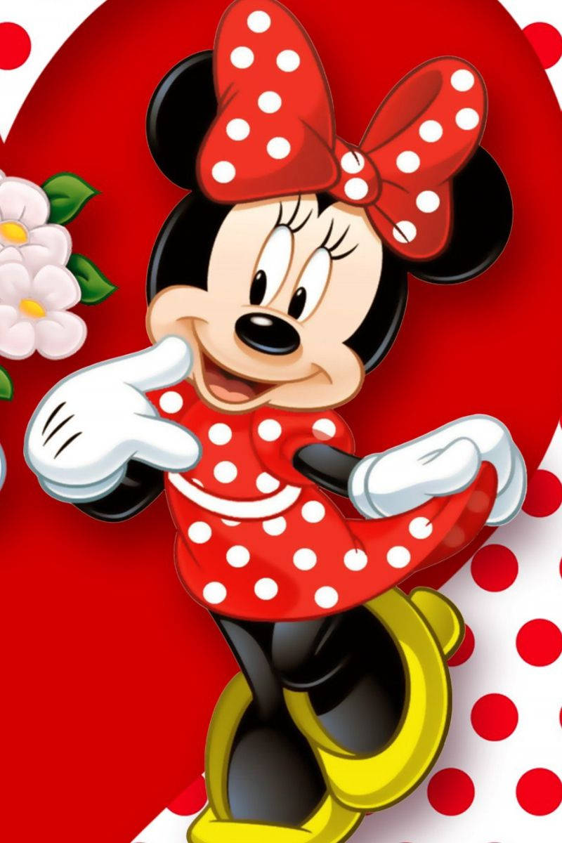 Red Minnie Mouse Wallpaper