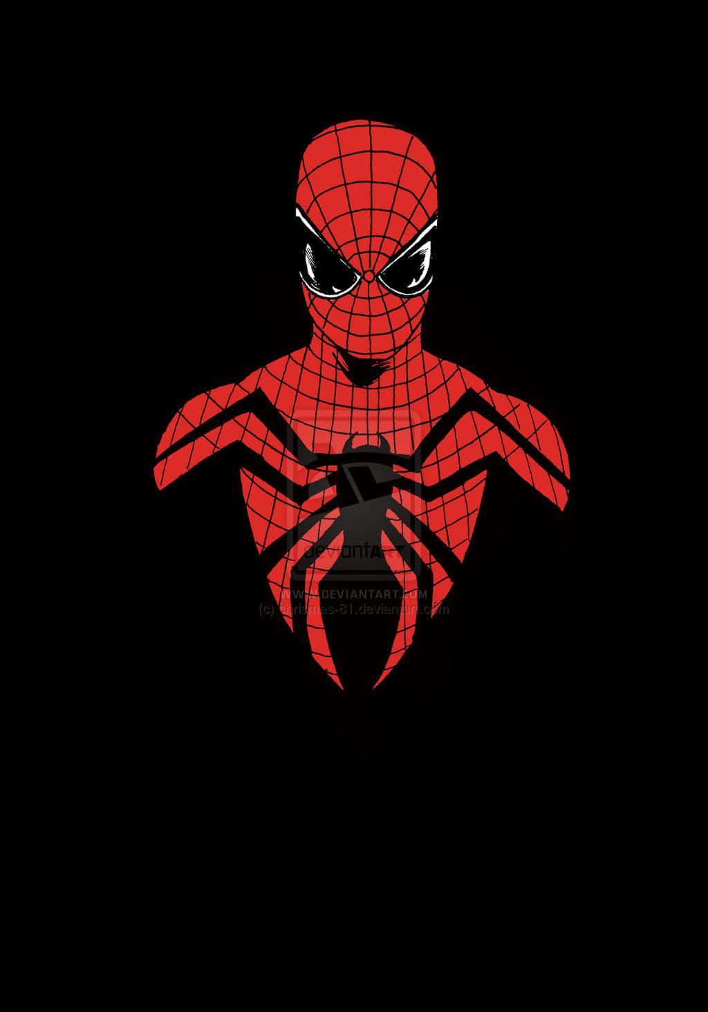 Red Spider Man Logo Wallpaper