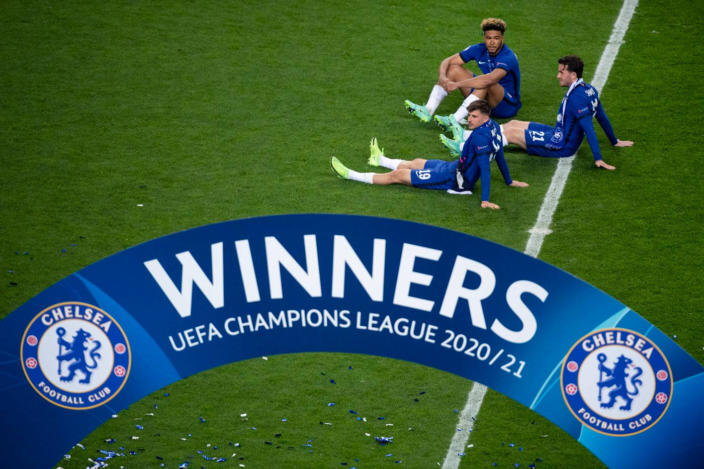 Reece James Champions League Winners Wallpaper