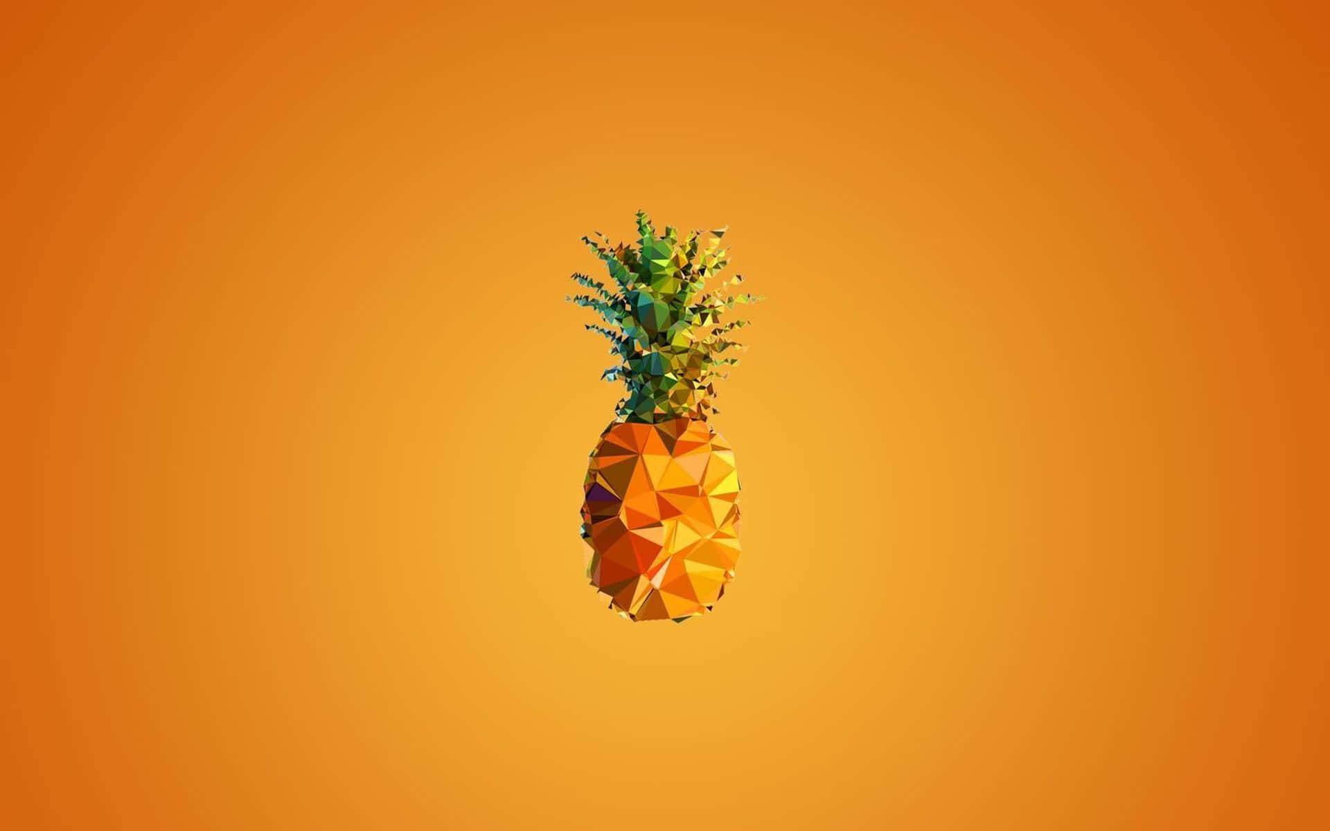 Refreshing Desktop With A Pineapple Wallpaper