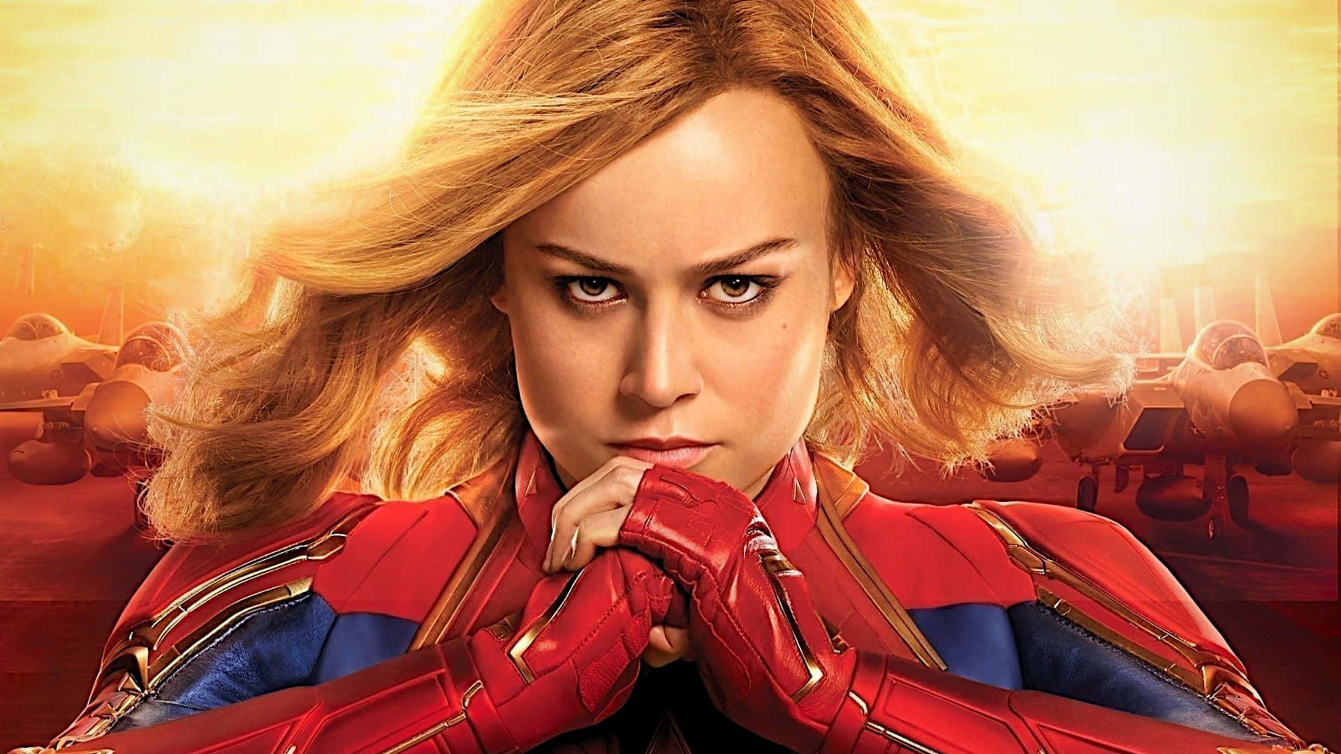 Relive The Adventures Of Captain Marvel In Stunning Hd Resolution Wallpaper