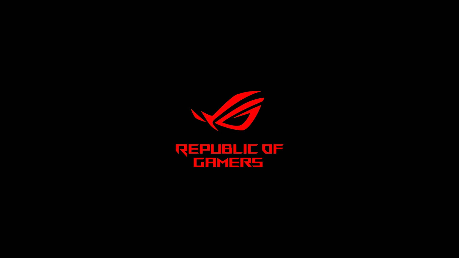 Republic Of Gamers Black And Red Gaming Wallpaper